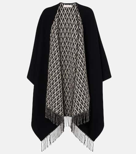 Wool, silk and cashmere poncho - Valentino - Modalova