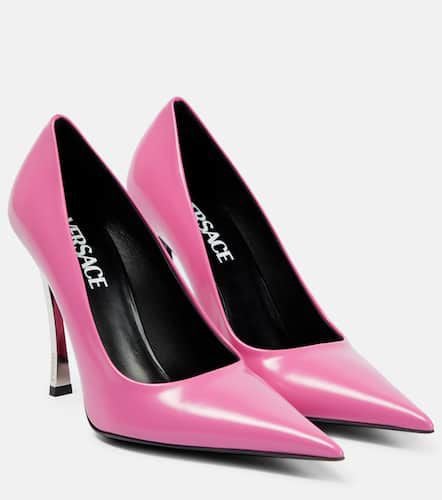 Versace Pin-Point leather pumps - Versace - Modalova