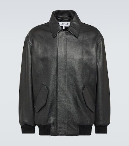 Loewe Leather bomber jacket - Loewe - Modalova