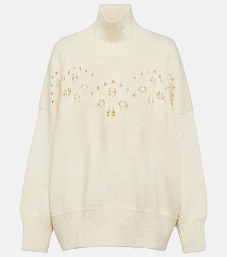 Chloé Pullover in lana pointelle - Chloe - Modalova