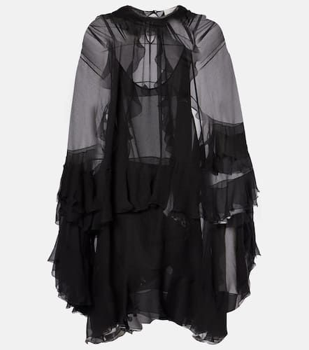 ChloÃ© Ruffled silk chiffon minidress - Chloe - Modalova