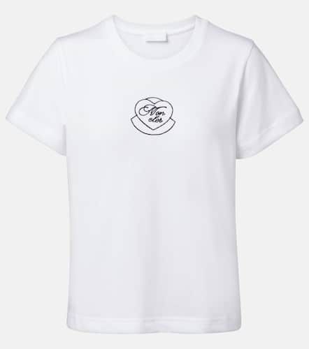 Moncler T-shirt in cotone - Moncler - Modalova
