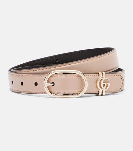 Gucci Double G leather belt - Gucci - Modalova