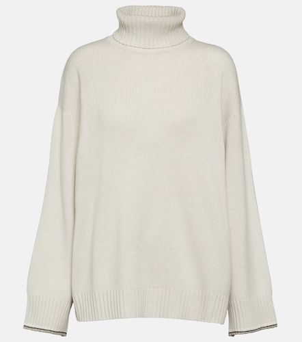 Pullover in lana, cashmere e seta - Brunello Cucinelli - Modalova