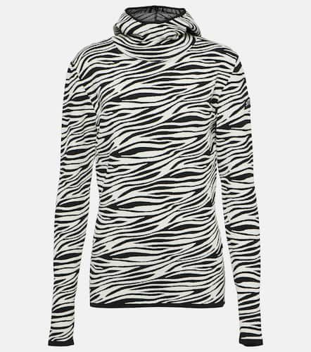 Zoey zebra-print jacquard hoodie - Jet Set - Modalova