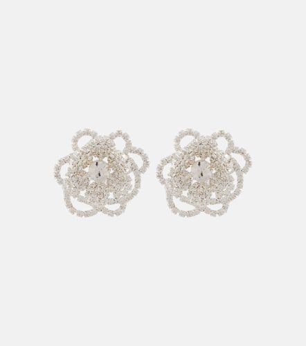 Floral crystal-embellished earrings - Magda Butrym - Modalova