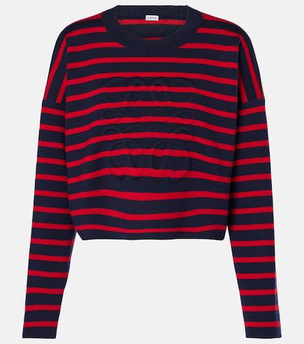 Anagram striped wool-blend sweater - Loewe - Modalova