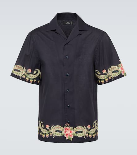 Camisa bowling de algodón floral - Etro - Modalova