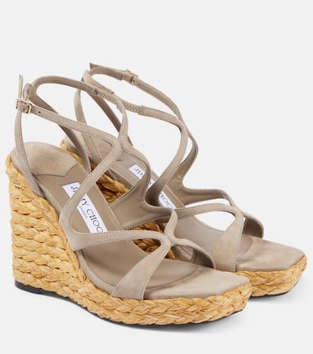 Alpargatas con cuña Ayla 110 de ante - Jimmy Choo - Modalova