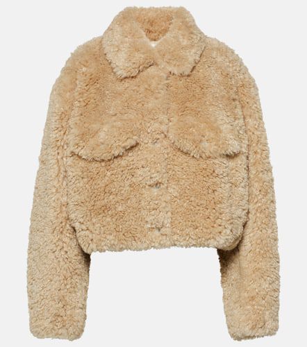 Cropped faux shearling jacket - Marant Etoile - Modalova