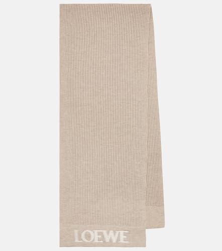 Loewe Bufanda de lana con logo - Loewe - Modalova
