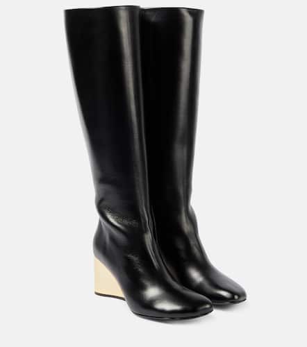 Rabanne Leather wedge boots - Rabanne - Modalova