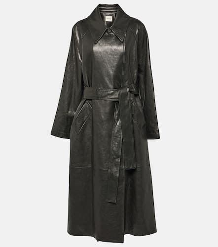 Minnie oversized leather trench coat - Khaite - Modalova