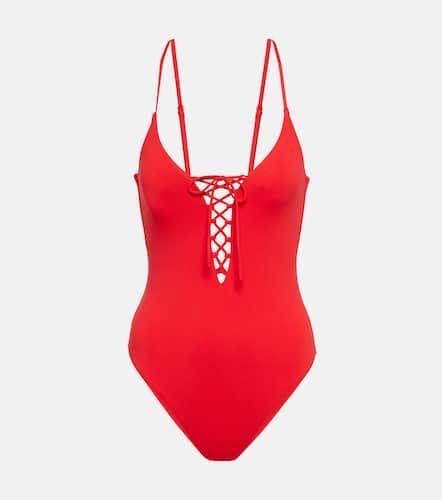 Nerano lace-up swimsuit - Melissa Odabash - Modalova