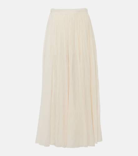 Plissé cotton-blend maxi skirt - Toteme - Modalova