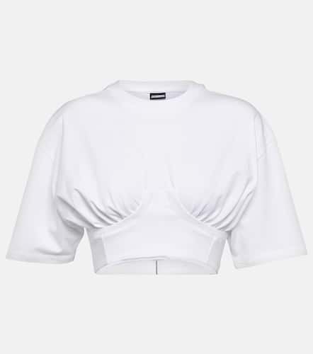 Le T-shirt Caraco cotton-blend crop top - Jacquemus - Modalova