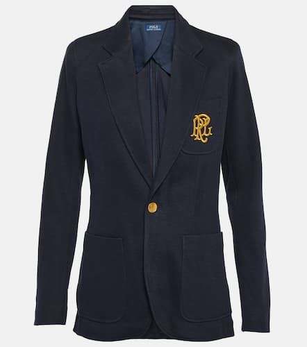 Blazer brodé en coton mélangé - Polo Ralph Lauren - Modalova