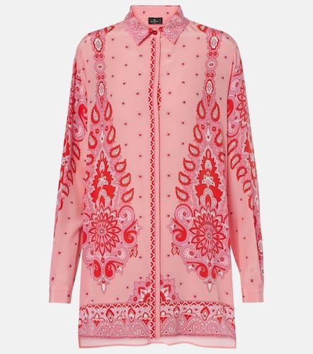 Etro Camisa de seda estampada - Etro - Modalova