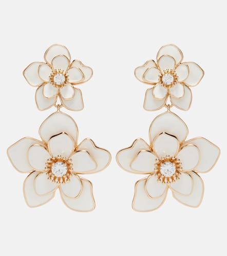 Self-Portrait Enamel drop earrings - Self-Portrait - Modalova