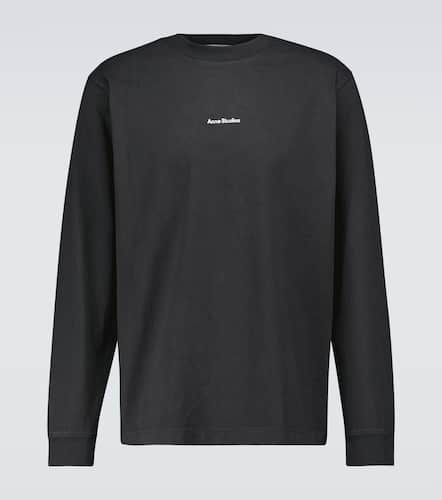 Camiseta de algodón con manga larga - Acne Studios - Modalova