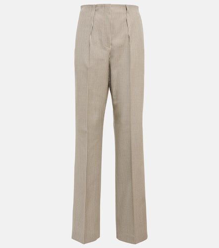 Houndstooth high-rise straight pants - Fendi - Modalova