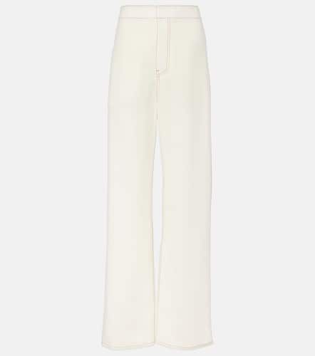 Alaïa Weite High-Rise-Hose aus einem Wollgemisch - Alaia - Modalova