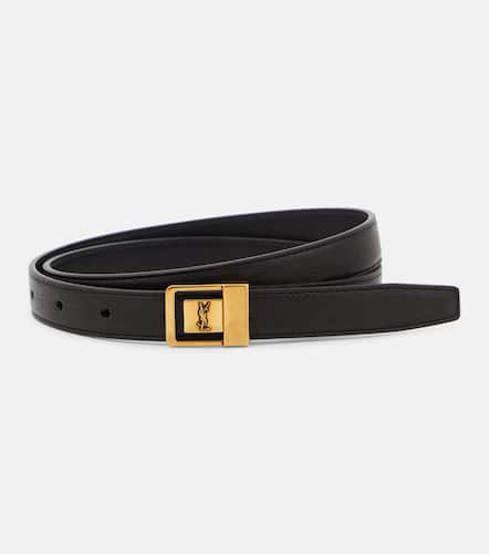 La 66 slim leather belt - Saint Laurent - Modalova