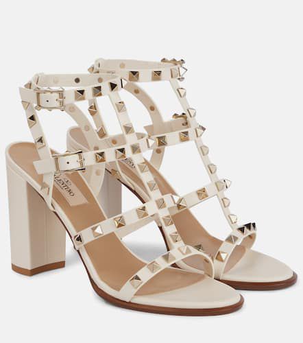 Rockstud leather sandals - Valentino Garavani - Modalova