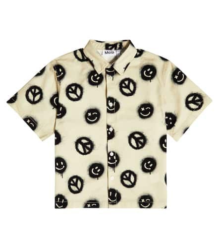 Molo Printed cotton bowling shirt - Molo - Modalova