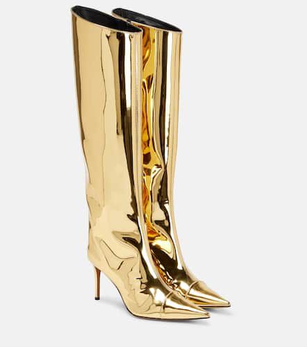 Alex 85 metallic knee-high boots - Alexandre Vauthier - Modalova