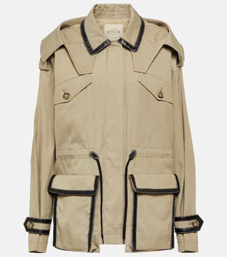Tod's Leather-trimmed jacket - Tod's - Modalova