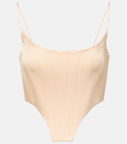 Alex Perry Top bustier in satin - Alex Perry - Modalova