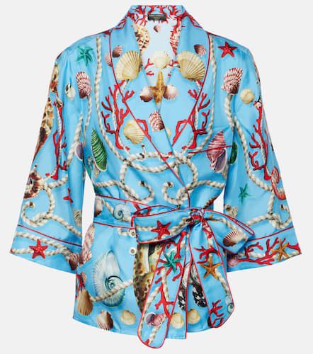 Bedrucktes Hemd Capri aus Seide - Dolce&Gabbana - Modalova