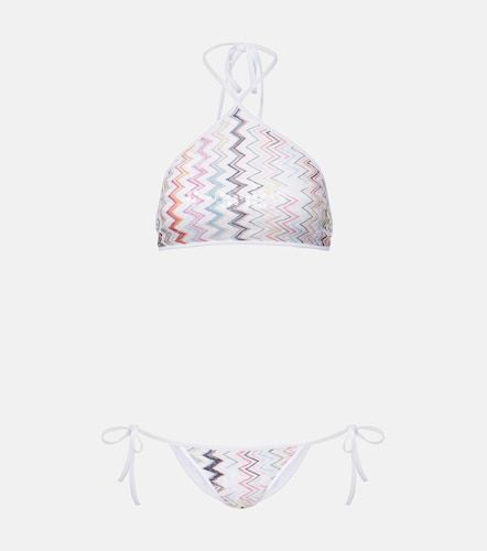 Missoni Zigzag halterneck bikini - Missoni - Modalova