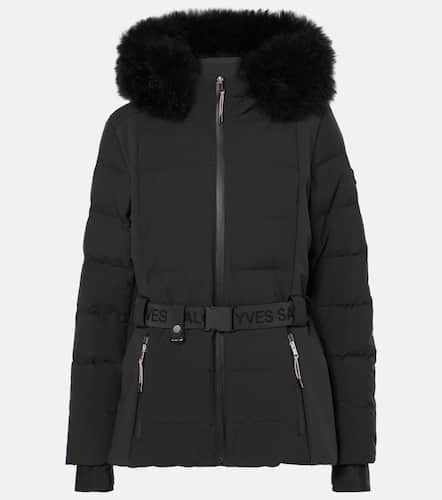 Shearling-trimmed ski jacket - Yves Salomon - Modalova