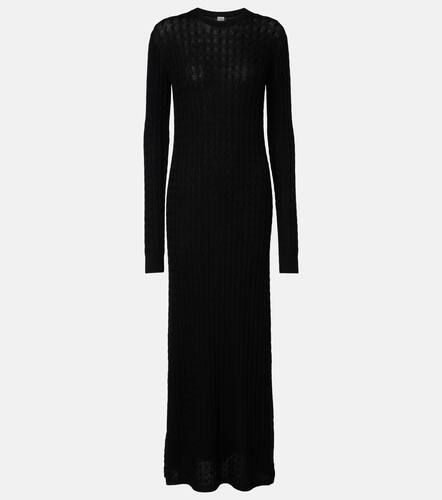 Toteme Cable-knit wool maxi dress - Toteme - Modalova