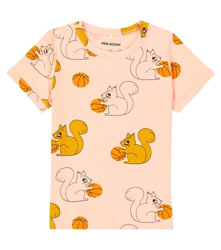 Camiseta Squirrels de mezcla de algodón - Mini Rodini - Modalova