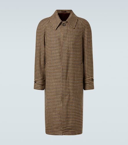 Houndstooth virgin wool coat - Rubinacci - Modalova