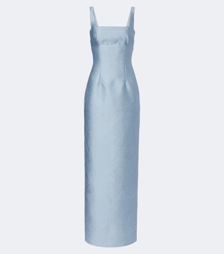 Abito lungo Micheline in cloqué floreale - Emilia Wickstead - Modalova