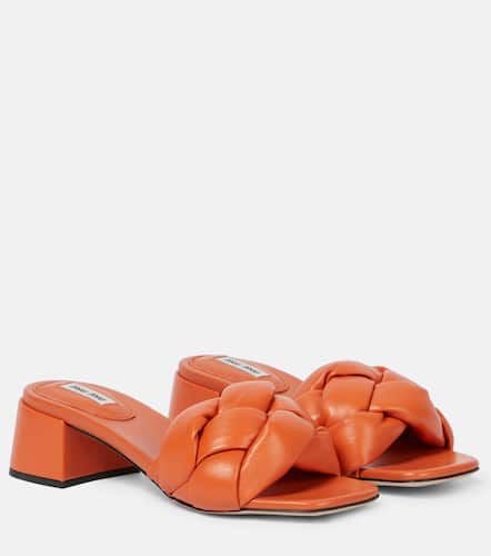 Sandalias acolchadas de piel - Miu Miu - Modalova