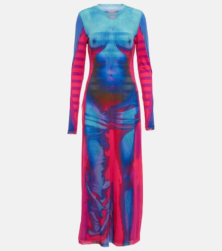 X Jean Paul Gaultier vestido largo Body Morph de malla - Y/Project - Modalova