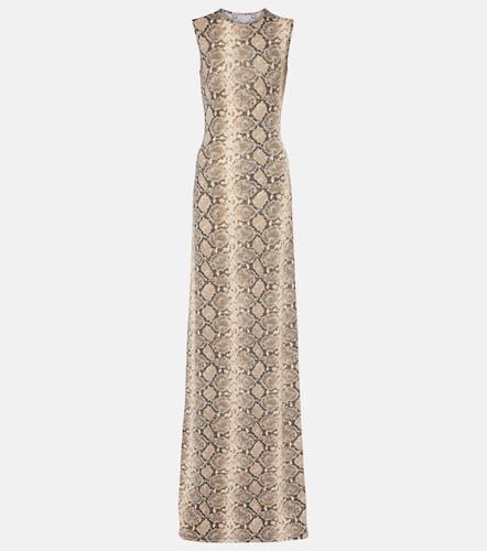 All Over Moon snake-print maxi dress - Marine Serre - Modalova