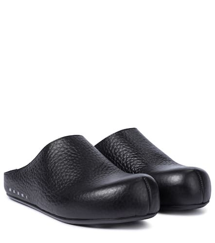 Marni Sabot leather slippers - Marni - Modalova