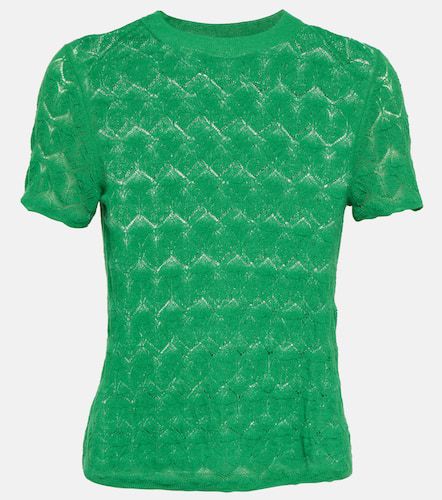 Vince Openwork cotton lace T-shirt - Vince - Modalova