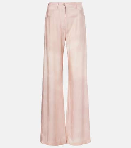 Printed twill wide-leg pants - Acne Studios - Modalova