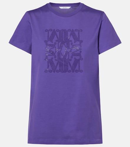 Verziertes T-Shirt aus Baumwolle - Max Mara - Modalova