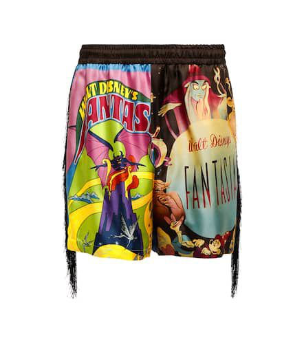 X Disney® Shorts de sarga de seda estampada - Stella McCartney - Modalova