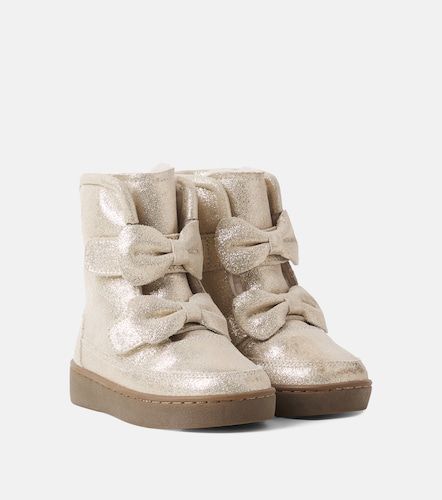 Donsje Isa metallic leather boots - Donsje - Modalova