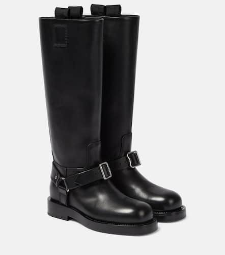 Saddle leather knee-high boots - Burberry - Modalova