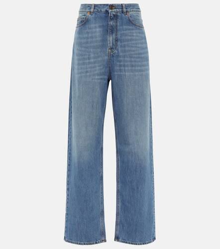 Valentino High-Rise Wide-Leg Jeans - Valentino - Modalova